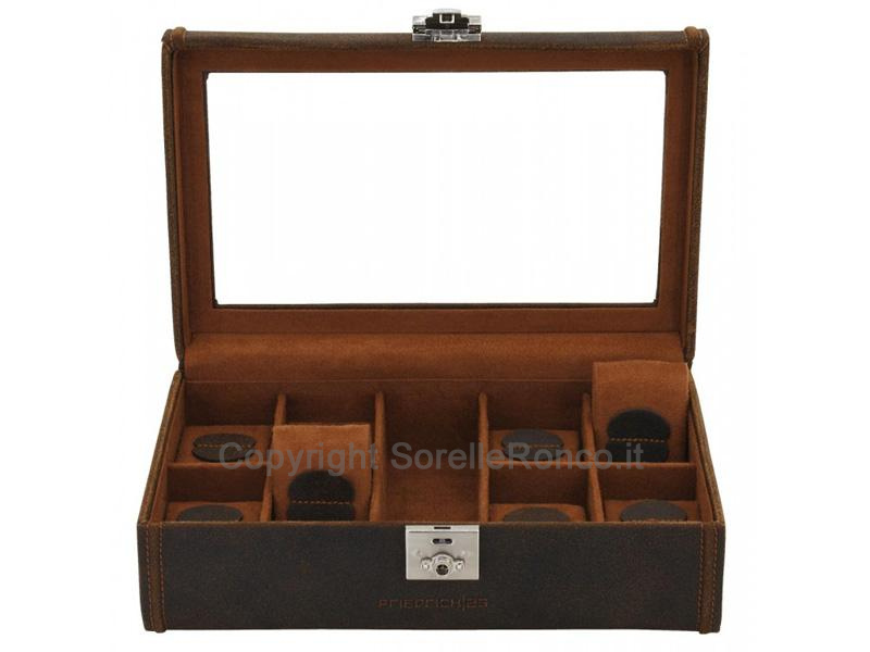 BOX PORTA 8 OROLOGI FRIEDRICH CUBANO