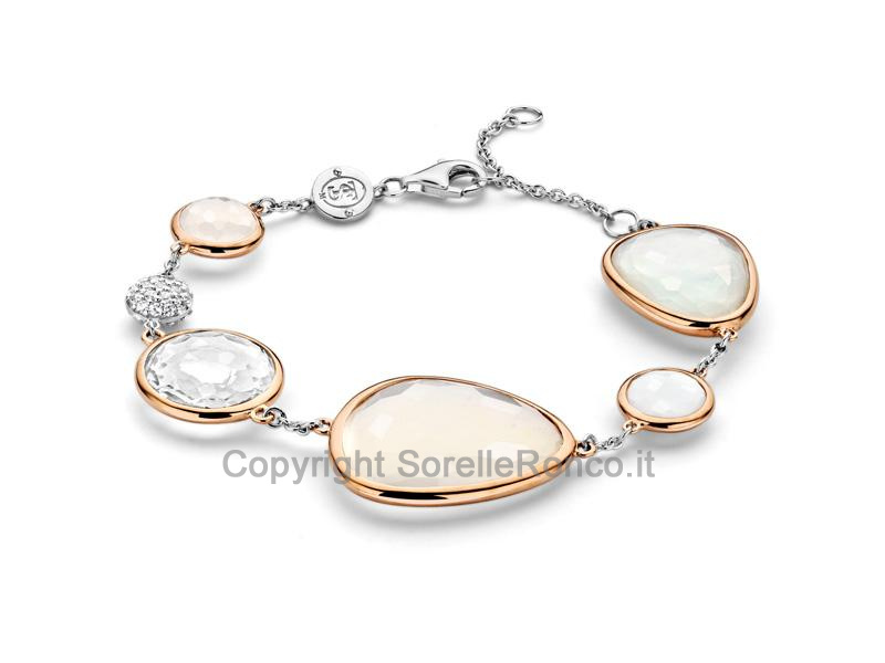 BRACCIALE TI SENTO MILANO CON PIETRE