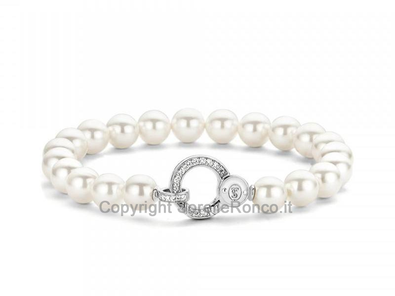 BRACCIALE DI PERLE TI SENTO MILANO