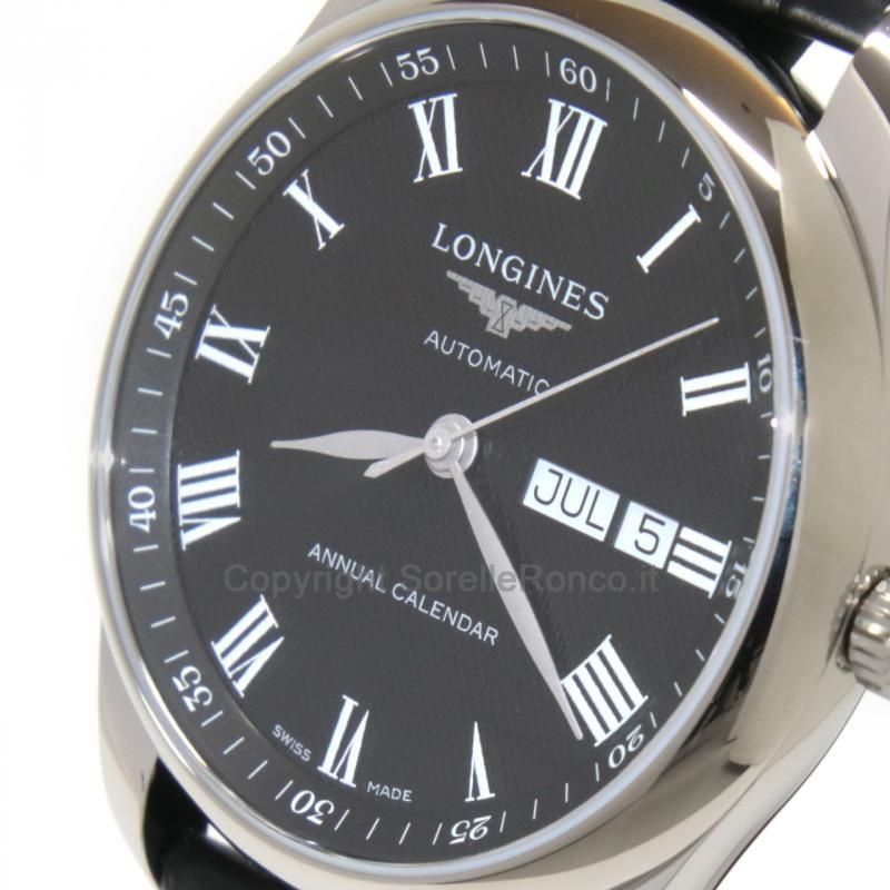 LONGINES MASTER COLLECTION NERO 40MM ROMANI