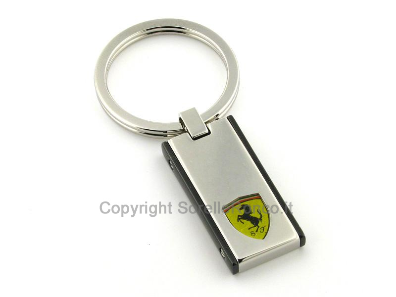 PORTACHIAVI FERRARI ACCIAIO