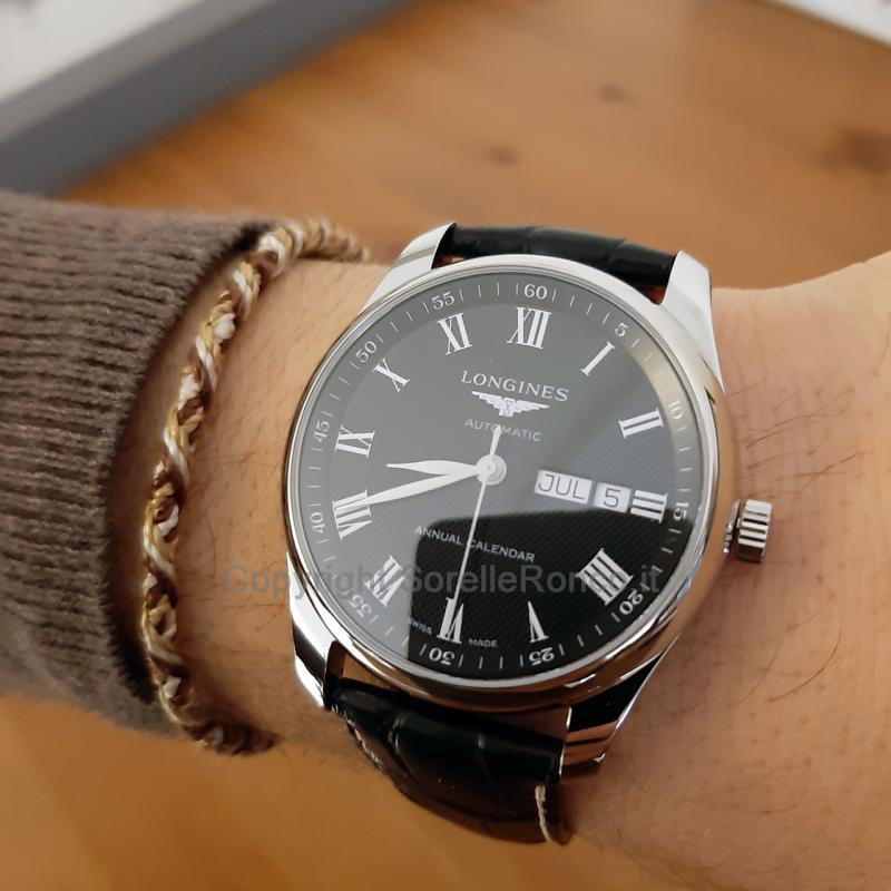 LONGINES MASTER COLLECTION NERO 40MM ROMANI