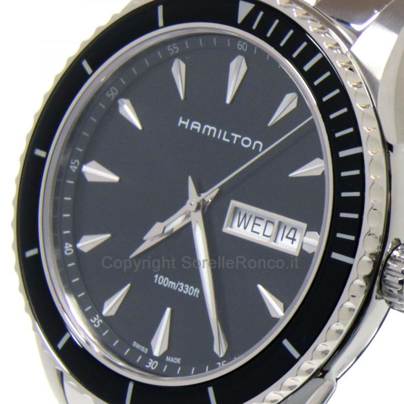 HAMILTON JAZZMASTER SEAVIEW QUARZO NERO 42MM