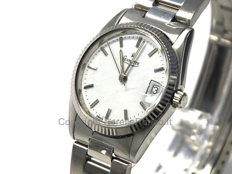 OROLOGIO LEVRETTE ACCIAIO CON DATA