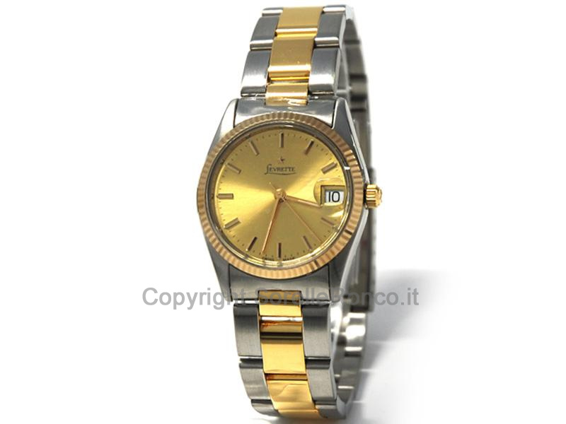 OROLOGIO LEVRETTE DATA 29 MM CHAMPAGNE
