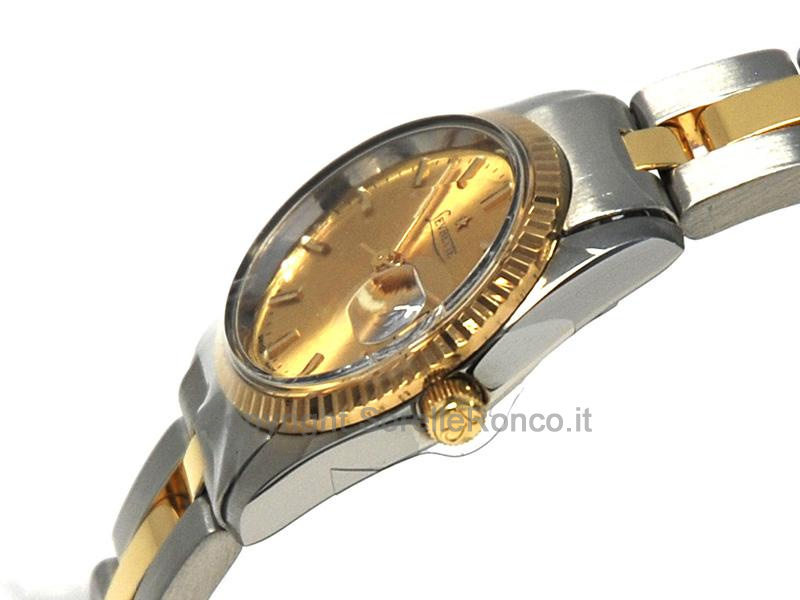 OROLOGIO LEVRETTE QUARZO 24 MM BICOLORE