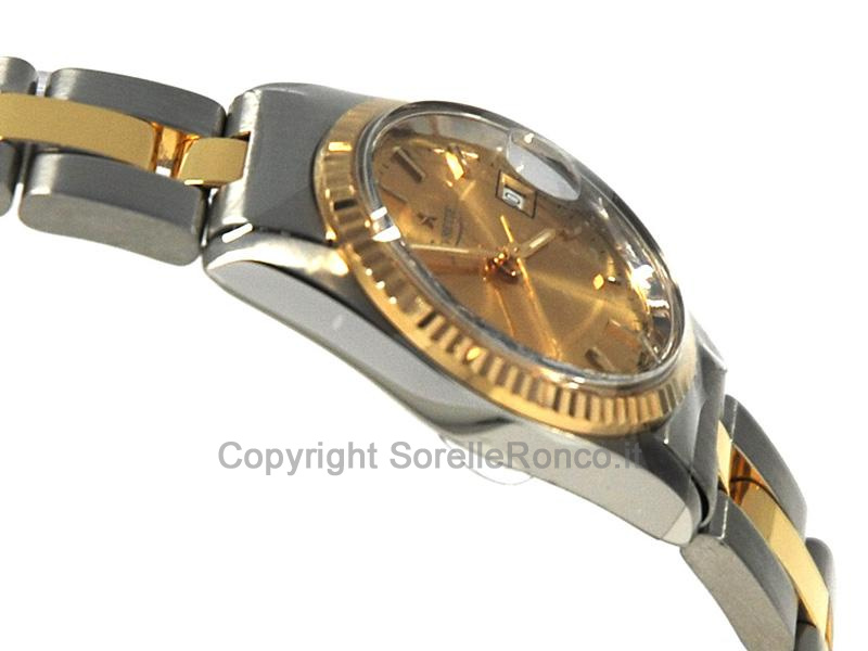 OROLOGIO LEVRETTE QUARZO 24 MM BICOLORE