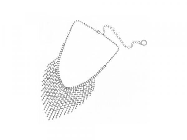 480351 - Collana Ottaviani in Argento con Strass