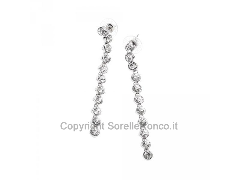 ORECCHINI OTTAVIANI PENDENTI CON STRASS
