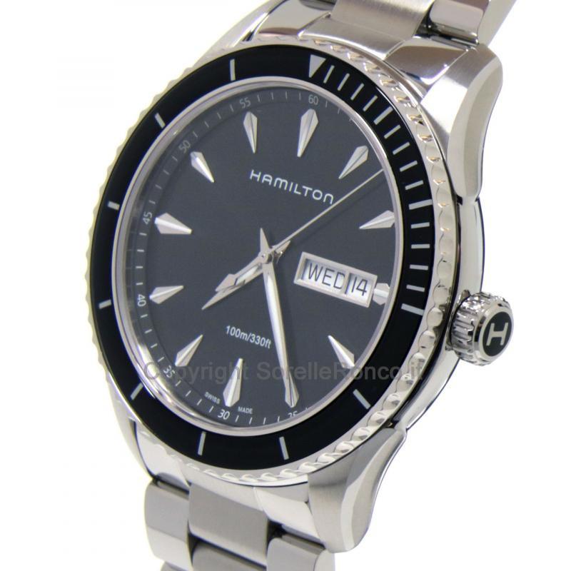 HAMILTON JAZZMASTER SEAVIEW QUARZO NERO 42MM