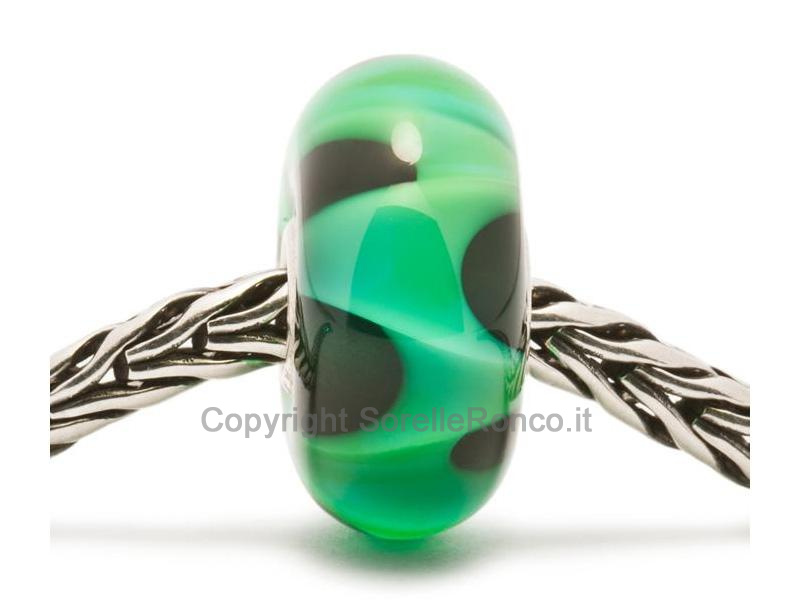 TROLLBEADS DANZA VERDE BEADS IN VETRO