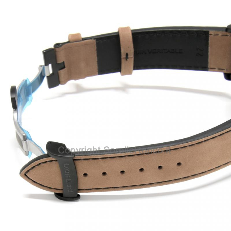 LOUIS ERARD EXCELLENCE REG NERO NUBUK PVD 42MM