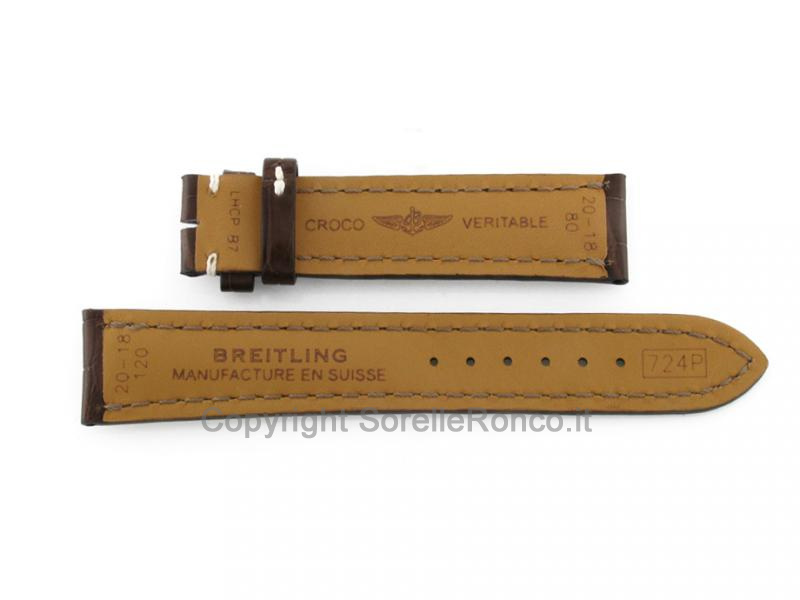 CINTURINO BREITLING ALLIGATORE ANSA 20MM