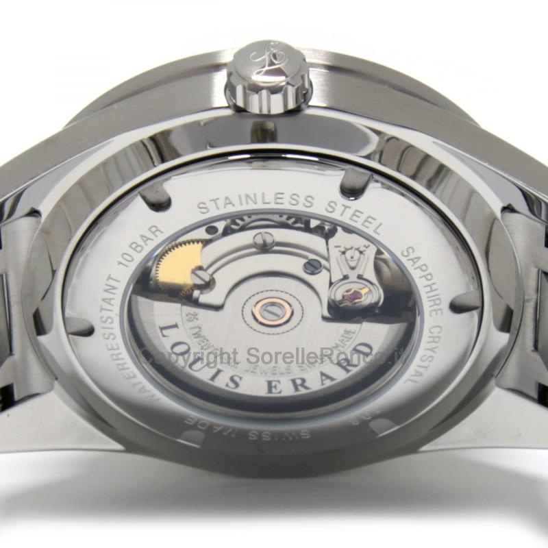 LOUIS ERARD SPORTIVE NERO 42MM AUTOMATICO ACCIAIO