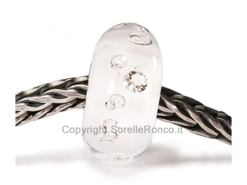 BEADS DIAMANTE BIANCO TROLLBEADS ZIRCONI