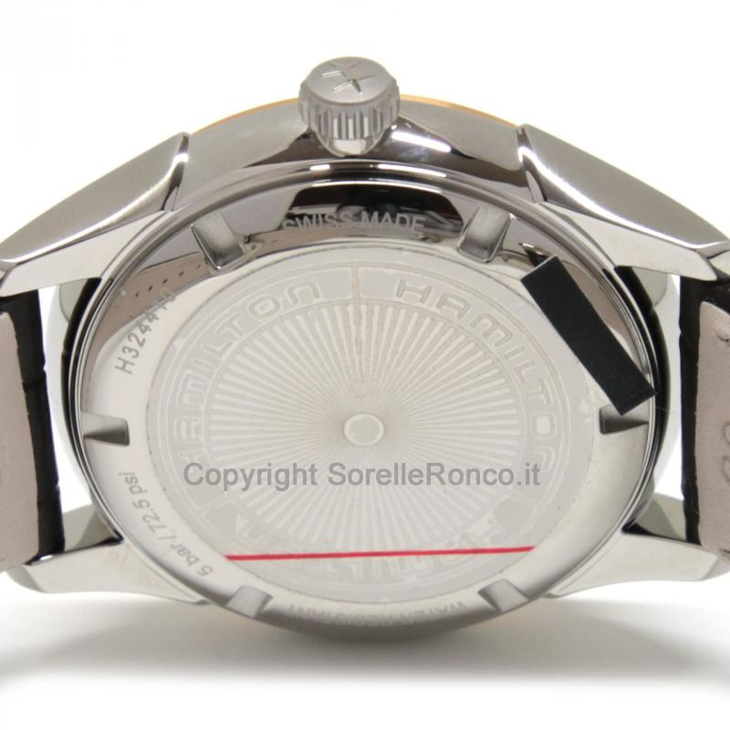 HAMILTON JAZZMASTER GENT QUARZO SILVER 40MM PELLE