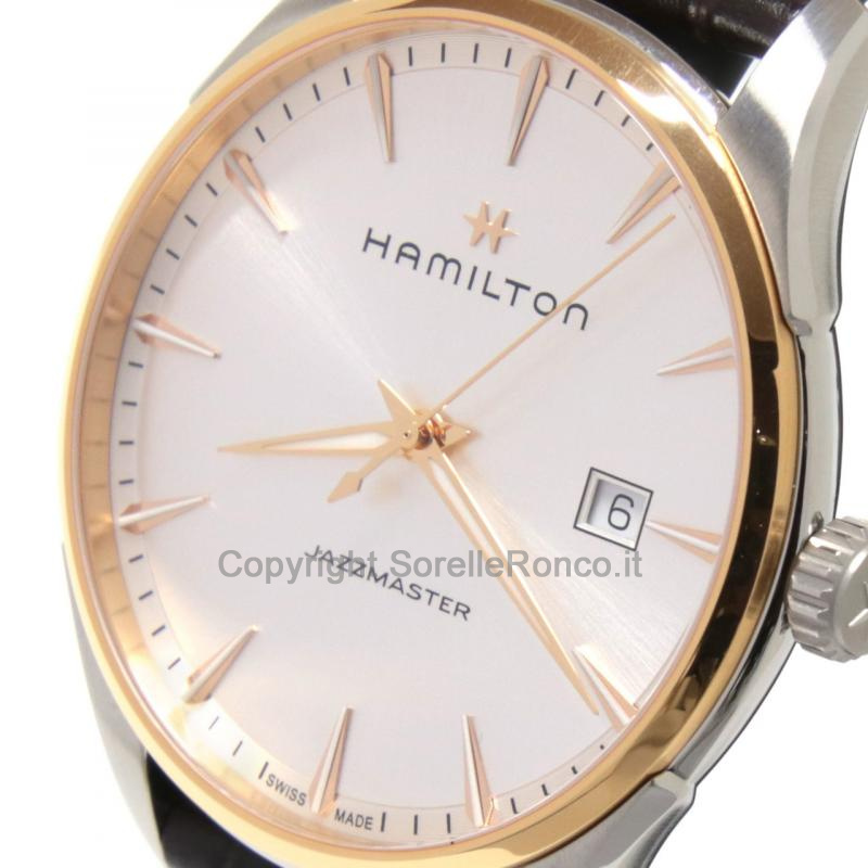 HAMILTON JAZZMASTER GENT QUARZO SILVER 40MM PELLE