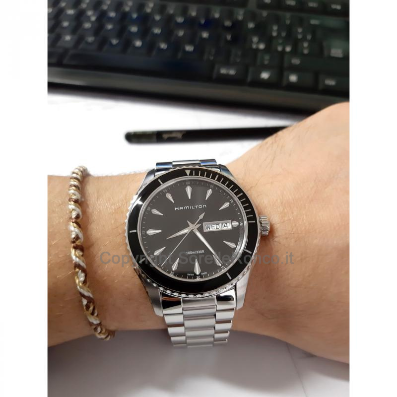 HAMILTON JAZZMASTER SEAVIEW QUARZO NERO 42MM