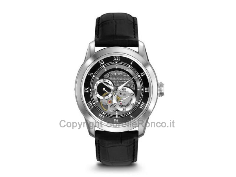 BULOVA CLASSIC AUTOMATIC 42MM PELLE NERA