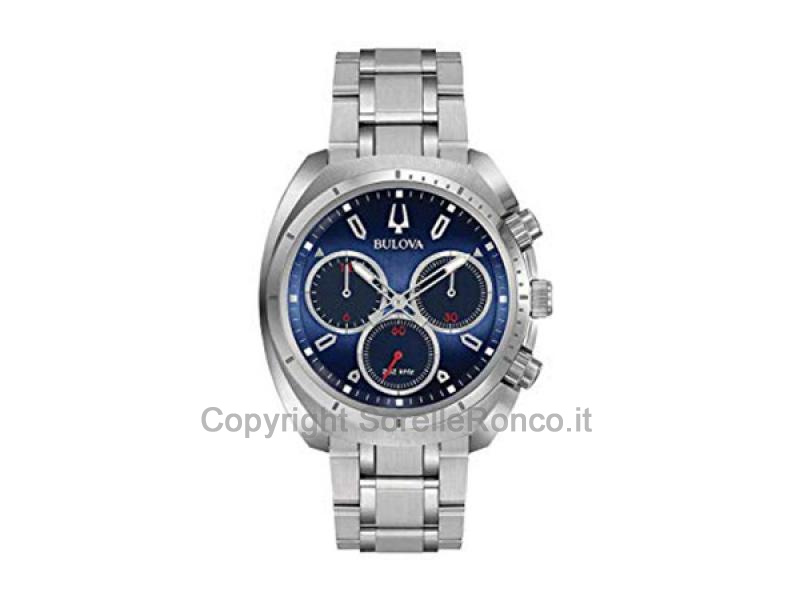 BULOVA CURV UOMO CHRONO BLU 43MM QUARZO