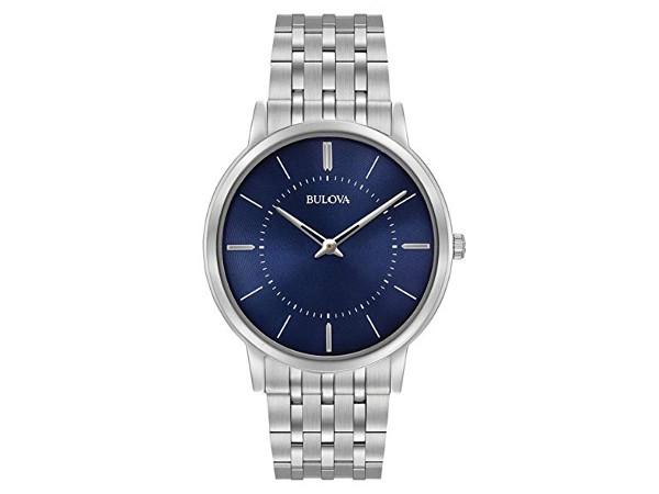 96A188 - Bulova Classic Quarzo Acciaio Blu 40mm 