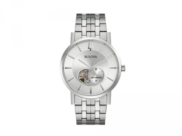 96A238 - Bulova Auto Clipper Classic Silver Acciaio 42mm