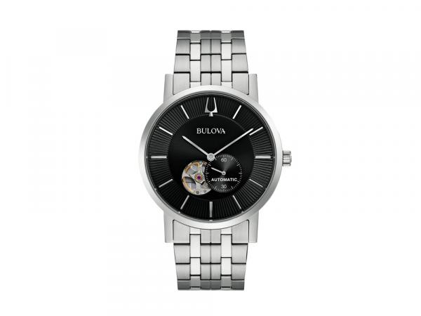 96A239 - Bulova Automatic Clipper Classic Nero Acciaio 42mm