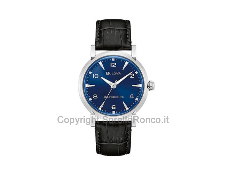 BULOVA AMERICAN CLIPPER BLU 39MM PELLE