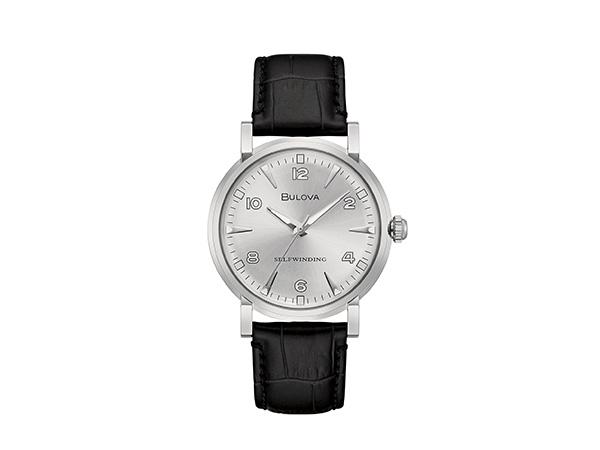 96A244 - Bulova American Clipper Silver 39mm Pelle