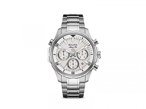 96B255 - Bulova Marine Star Chrono Bianco 43mm Acciaio