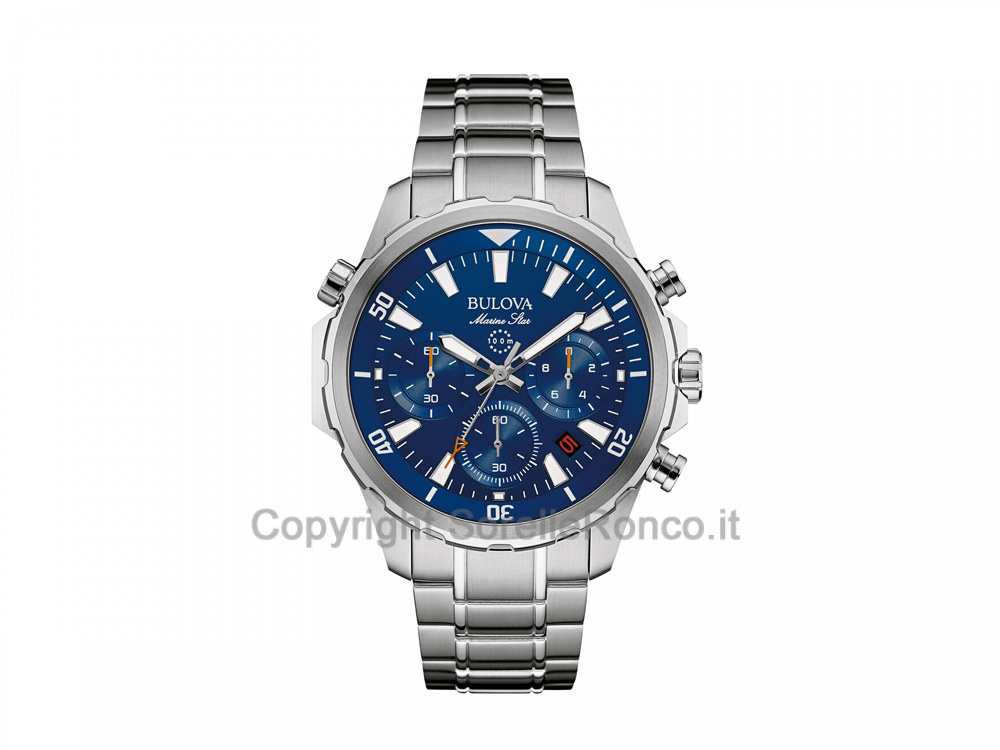 96B256 - Bulova Marine Star Chrono Blu 43mm