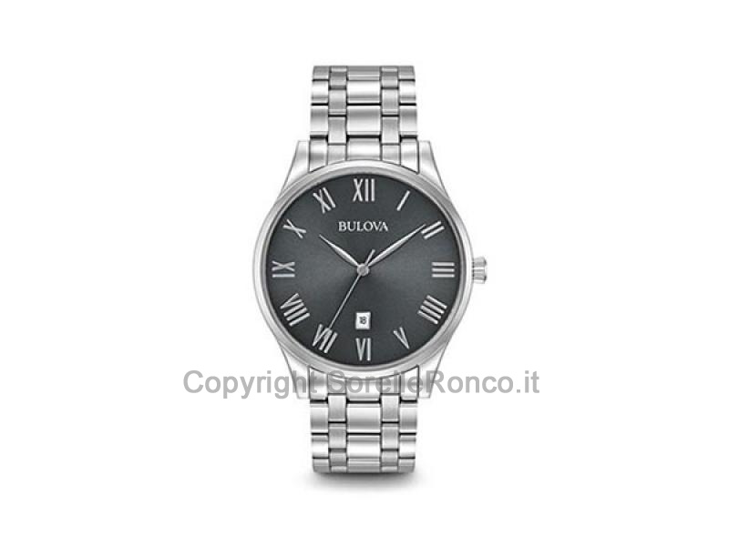 BULOVA CLASSIC GRIGIO 38MM ACCIAIO QUARZO