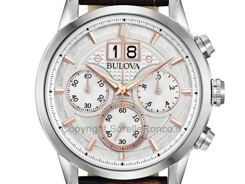 BULOVA BIG DATE SUTTON CHRONO 44MM WHITE