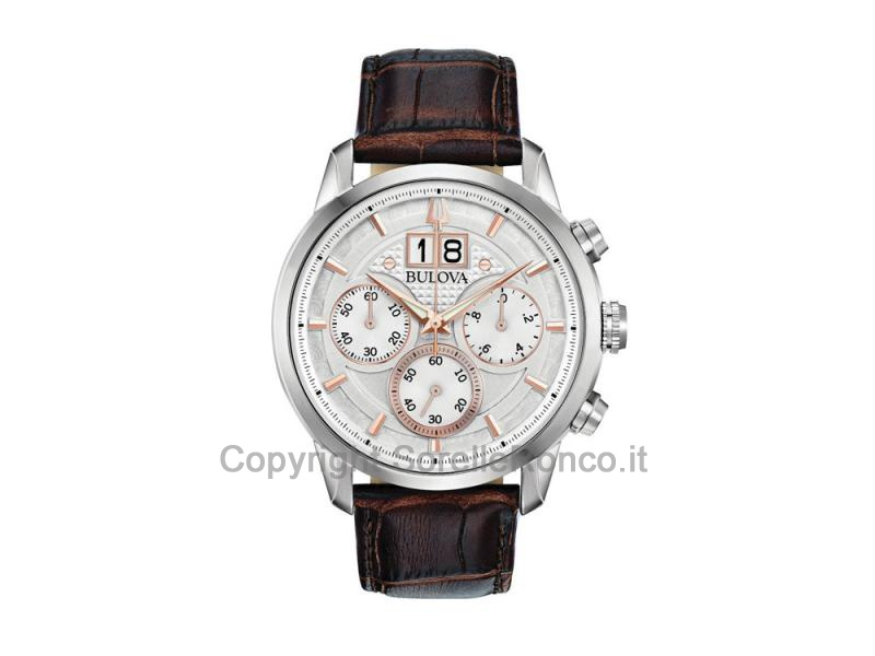 BULOVA BIG DATE SUTTON CHRONO 44MM WHITE