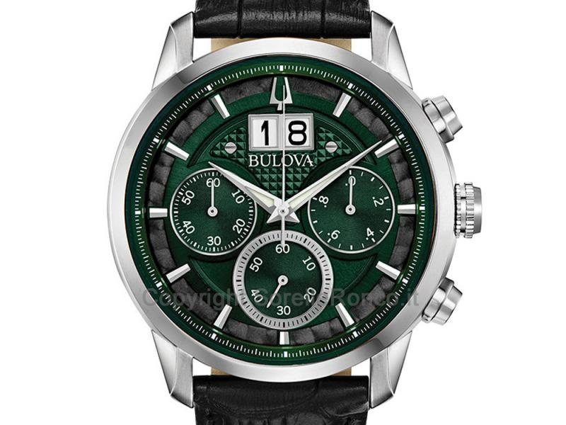 BULOVA BIG DATE SUTTON CHRONO 44MM VERDE