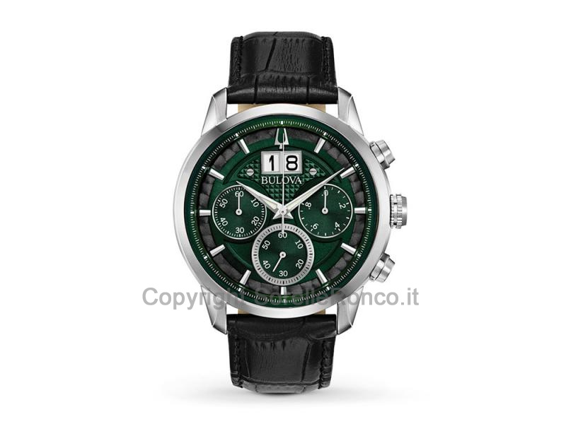 BULOVA BIG DATE SUTTON CHRONO 44MM VERDE