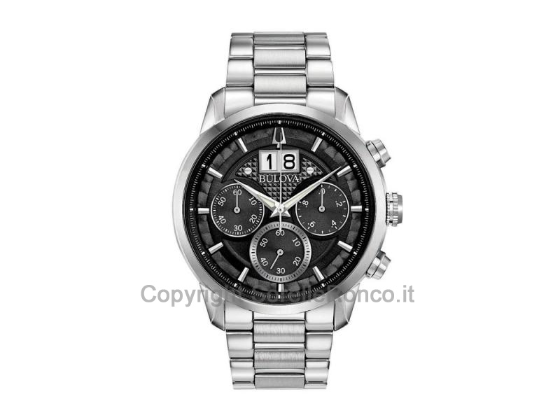 BULOVA BIG DATE SUTTON CHRONO 44MM NERO