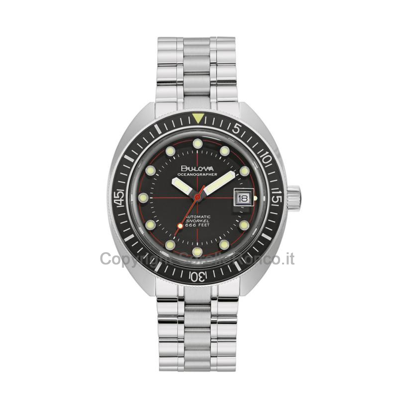 BULOVA OCEANOGRAPHER 41MM NERO ACCIAIO