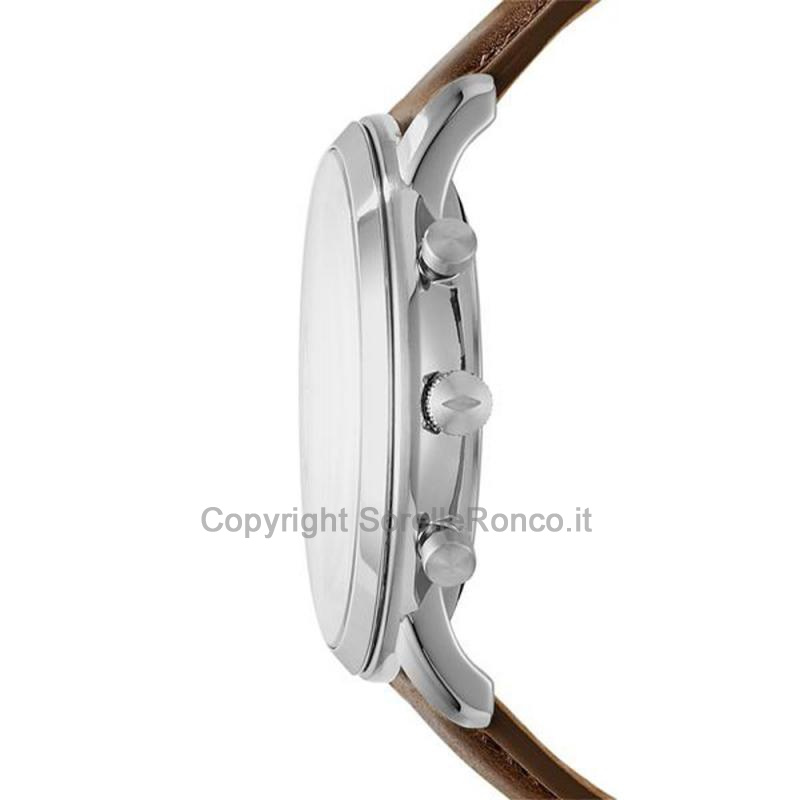 BULOVA CLASSIC CHRONO BIANCO 43MM PELLE MARRONE