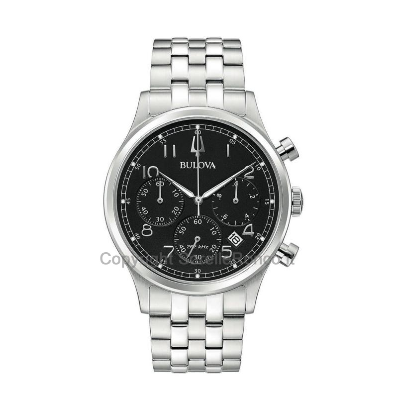 BULOVA CLASSIC CHRONO NERO 43MM ACCIAIO