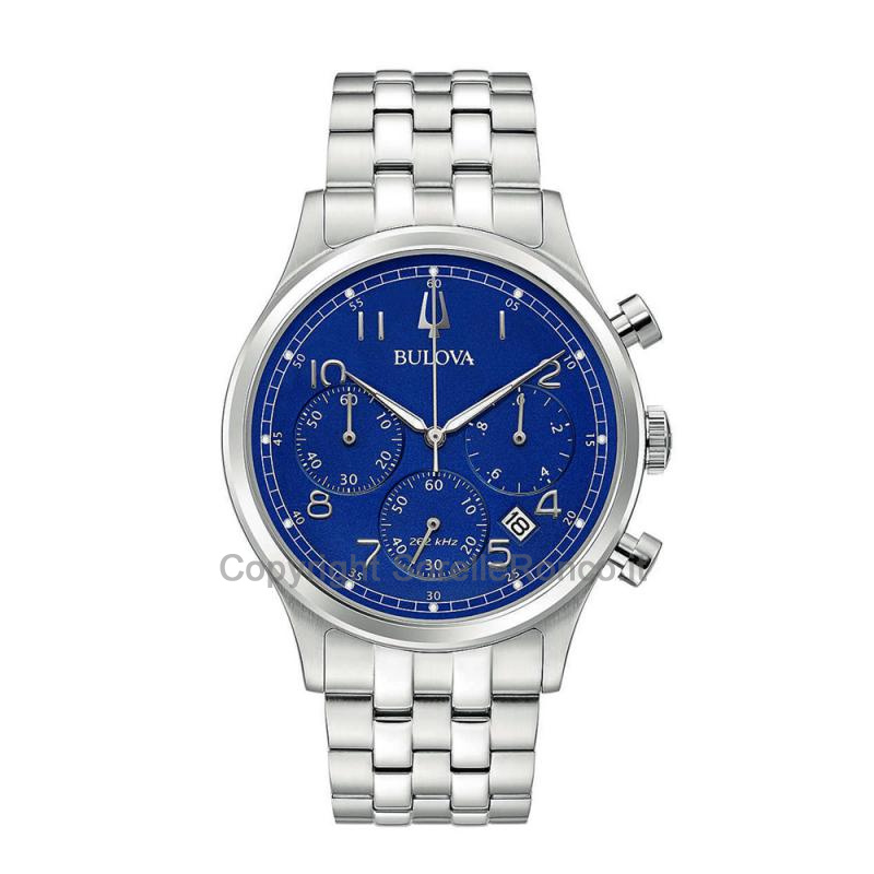 BULOVA CLASSIC CHRONO BLU 43MM ACCIAIO