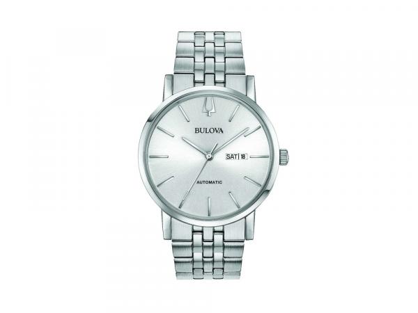 96C140 - Bulova Clipper Silver 42mm Auto Acciaio