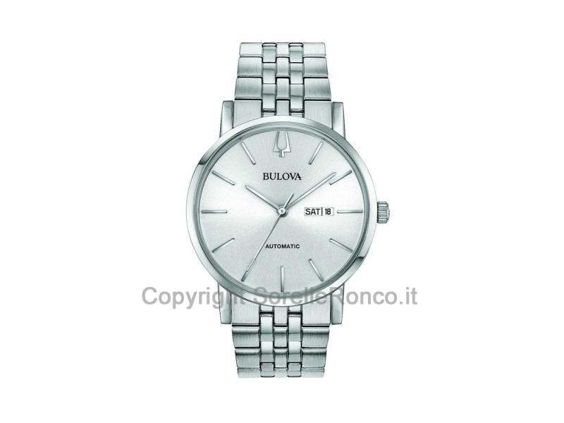 BULOVA CLIPPER SILVER 42MM AUTO ACCIAIO