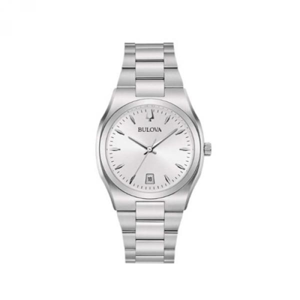 96M156 - Bulova Lady Surveyor 34mm Silver Acciaio