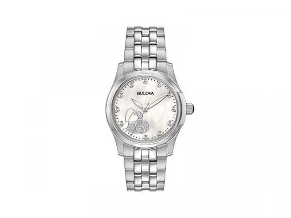 96P182 - Bulova Lady Diamonds Madreperla 33mm Acciaio