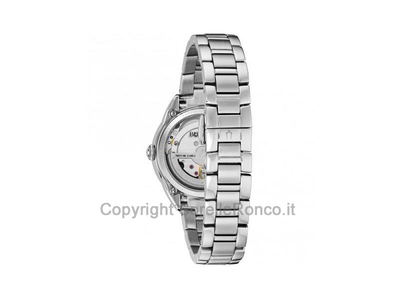 BULOVA SUTTON SKELETON 34MM BLU DONNA