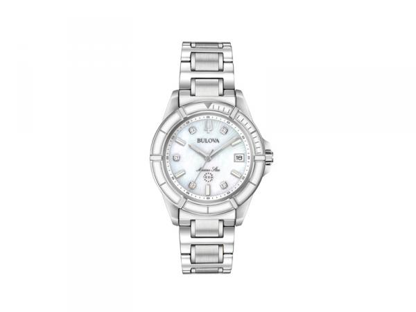 96P201 - Bulova Marine Star Madreperla 34mm Silver