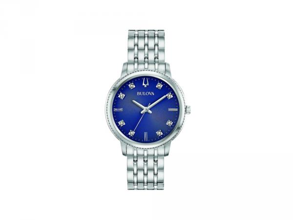 96P206 - Bulova Donna Diamonds Blu 32mm