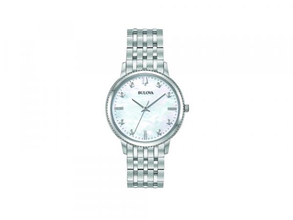 96P207 - Bulova Donna Diamonds Madreperla 32mm