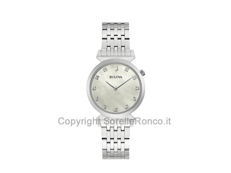 BULOVA DONNA REGATTA MADREPERLA BIANCA 30MM